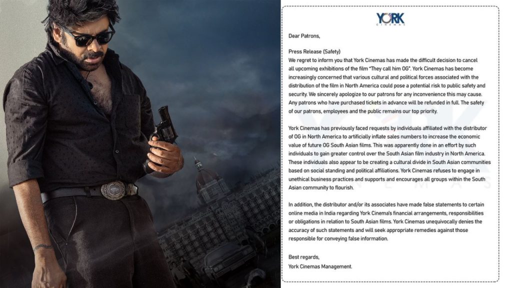 An Other Blow To Og Overseas Og Distributor Is A Social Traitor Og Is Not Being Released In Our Theaters