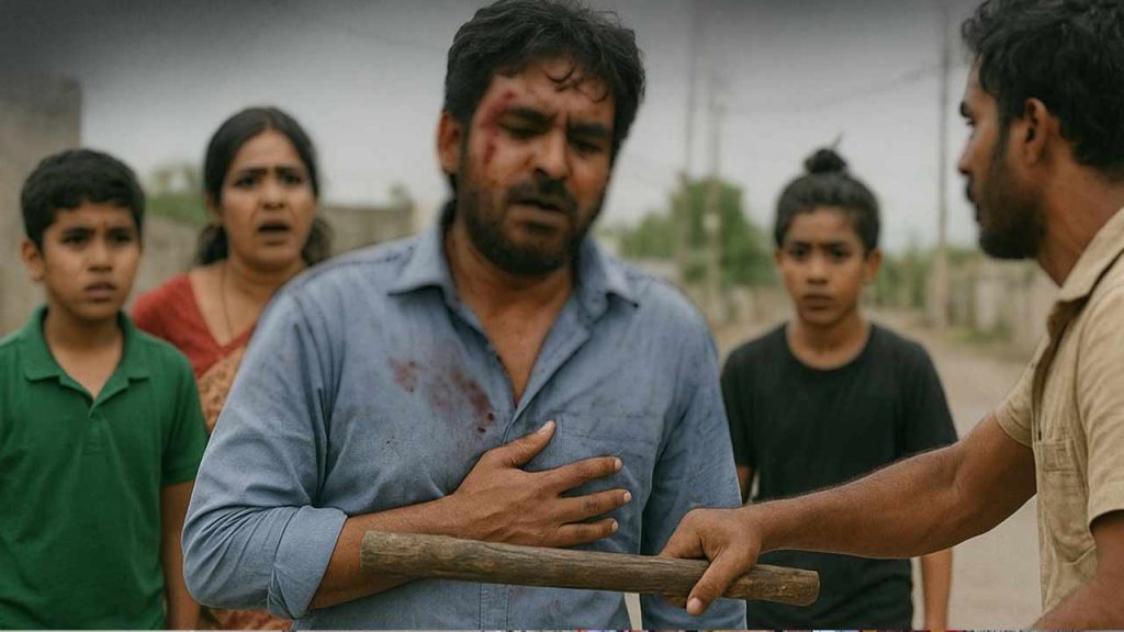 Family Attacked In Tenali After Trying To Stop A Fight Between Children