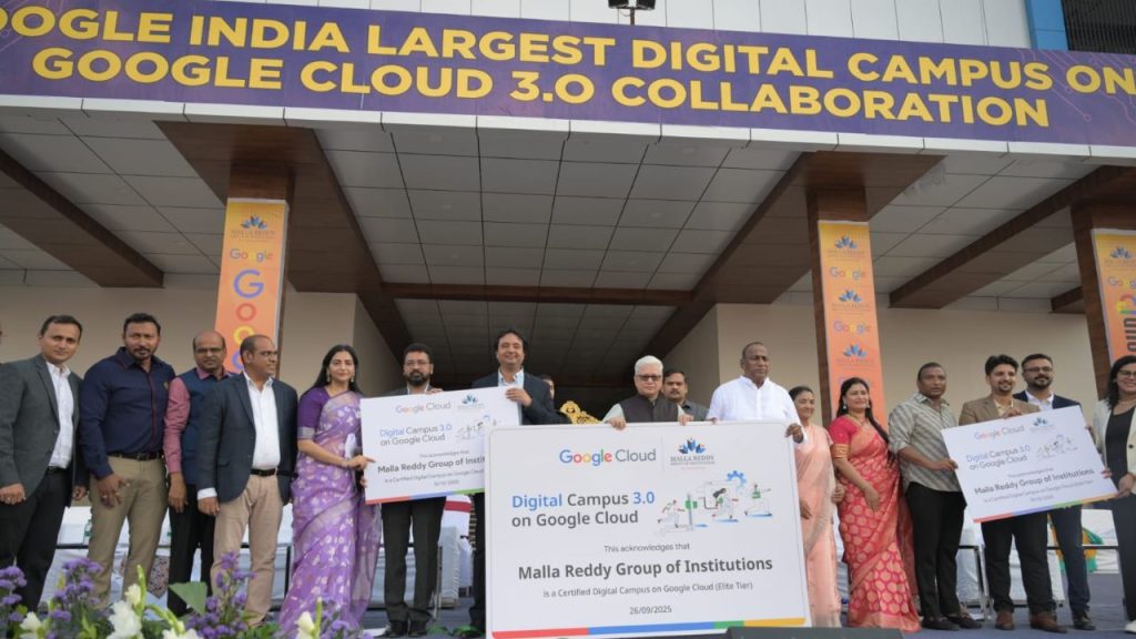 Mallareddy Group And Google Launch Digital Campus On Google Cloud
