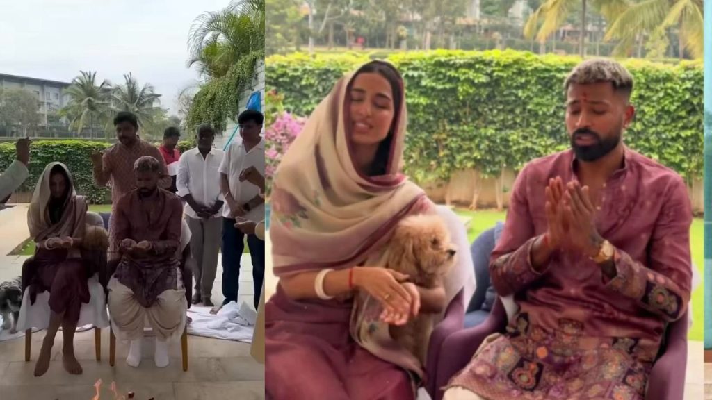 Hardik Pandya Engagement Rumours Viral Temple Video Sparks Speculation