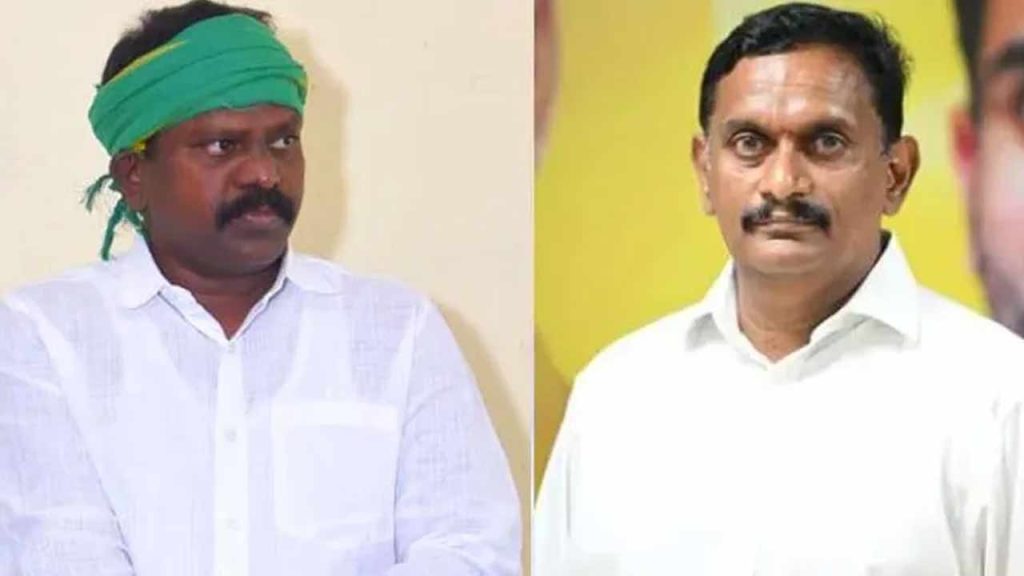Mla Kolikapudi Srinivasa Rao And Mp Kesineni Chinni Appeared For The Hearing Before To Tdp Disciplinary Committee