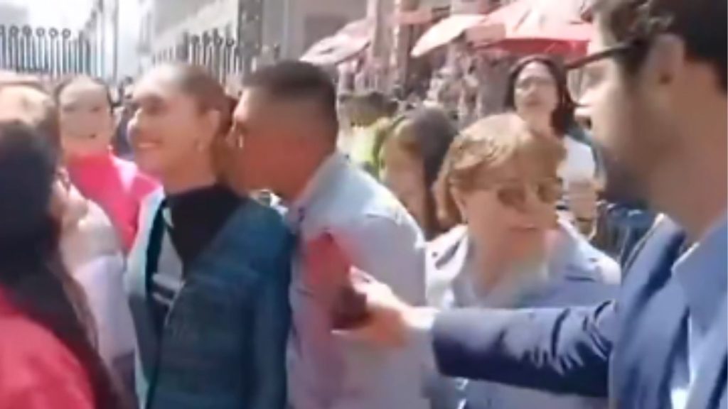 Man Misbehaves With Mexico President Claudia Sheinbaum At Public Event Security Lapse Sparks Outrage