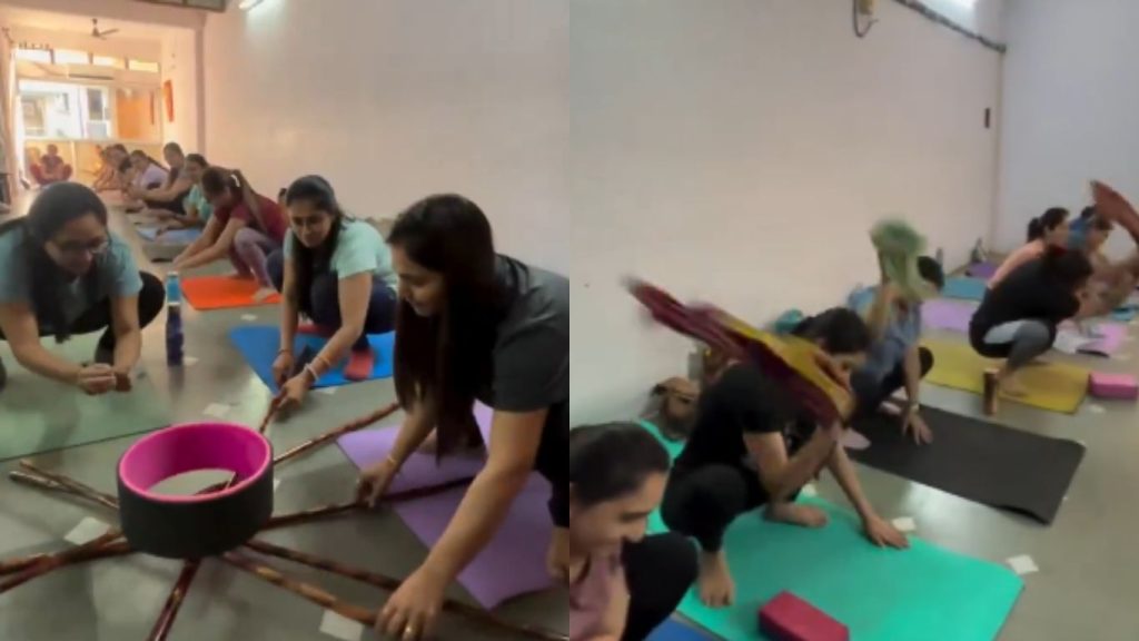 Village Womens Workouts Gym Trainers Turn Rural Tasks Into Fitness Exercises Viral Video