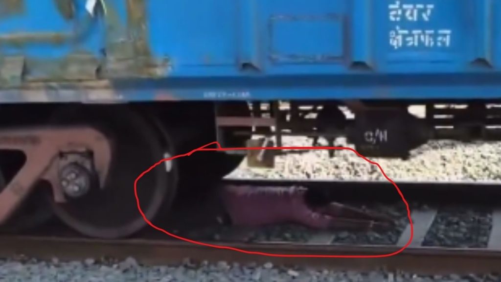 Man Narrowly Escapes Death After Goods Train Moves At Kesamudram Railway Station
