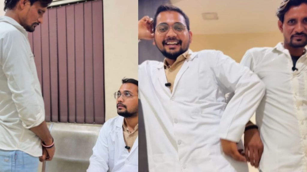 Viral Hospital Reel Doctor Scolds Youth But Joins Dance After Hearing His Earnings