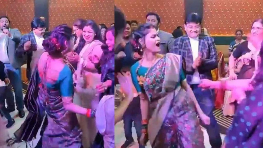 Aunty Viral Dance Wedding Video Social Media