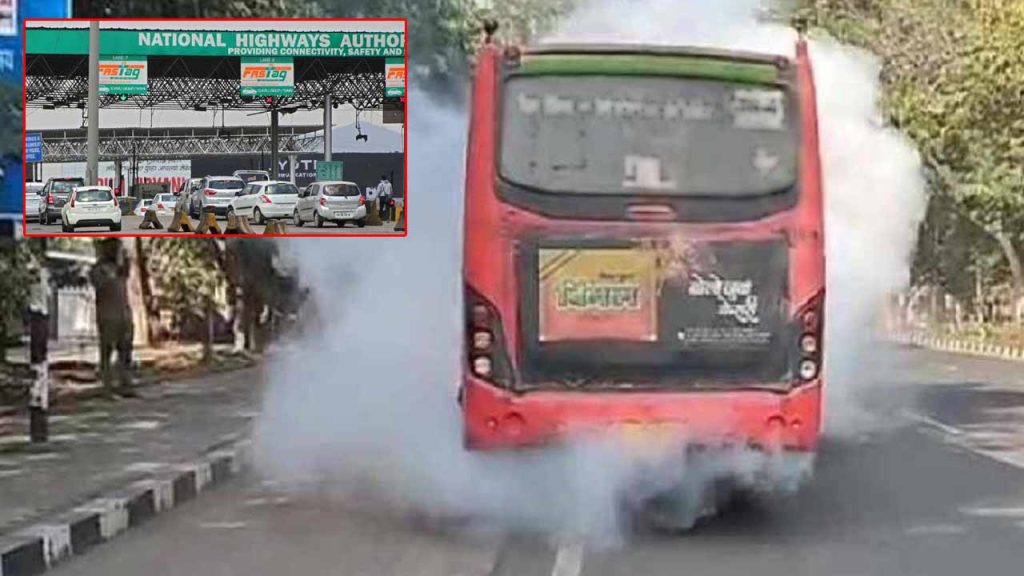 Major Accident Averted At Keesara Toll Gate Fire Risk In Dasari Travels Bus Prevented By Alert Staff