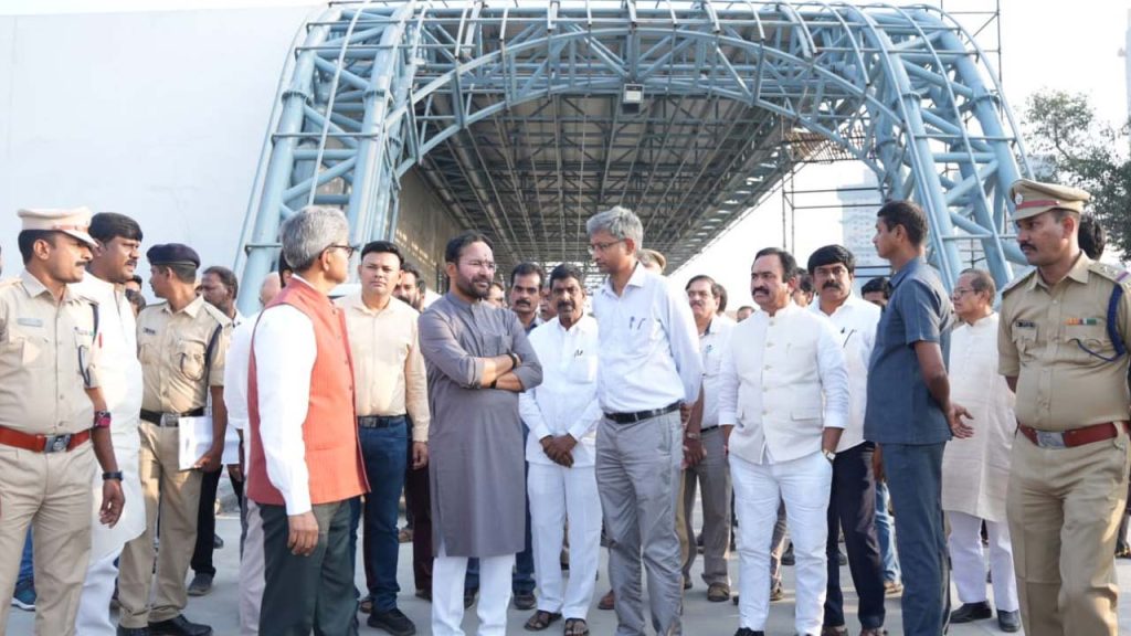 Hitech City Railway Station Development Kishan Reddy Inspection