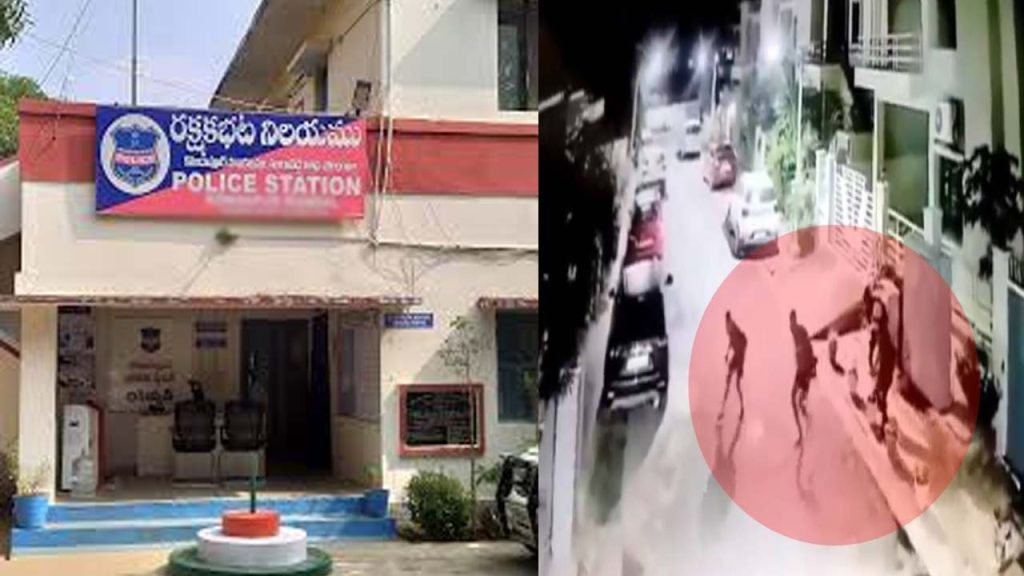 Lady Gang Creates Chaos In Vijayawada Chowki Center With Midnight