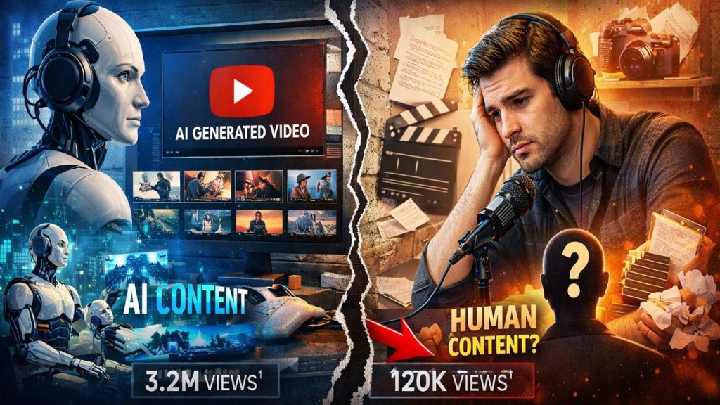 Ai Videos Dominating Youtube Human Content Future Kapwing Report