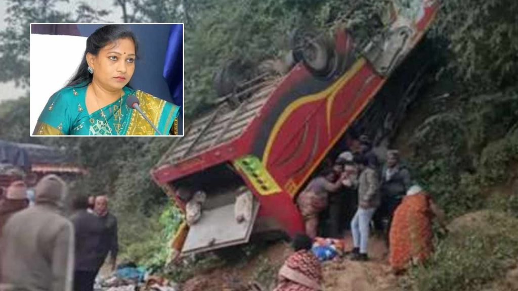 Night Traffic Banned On Maredumilli Chintur Ghat Road After Fatal Bus Accident Ap Home Minister Anitha