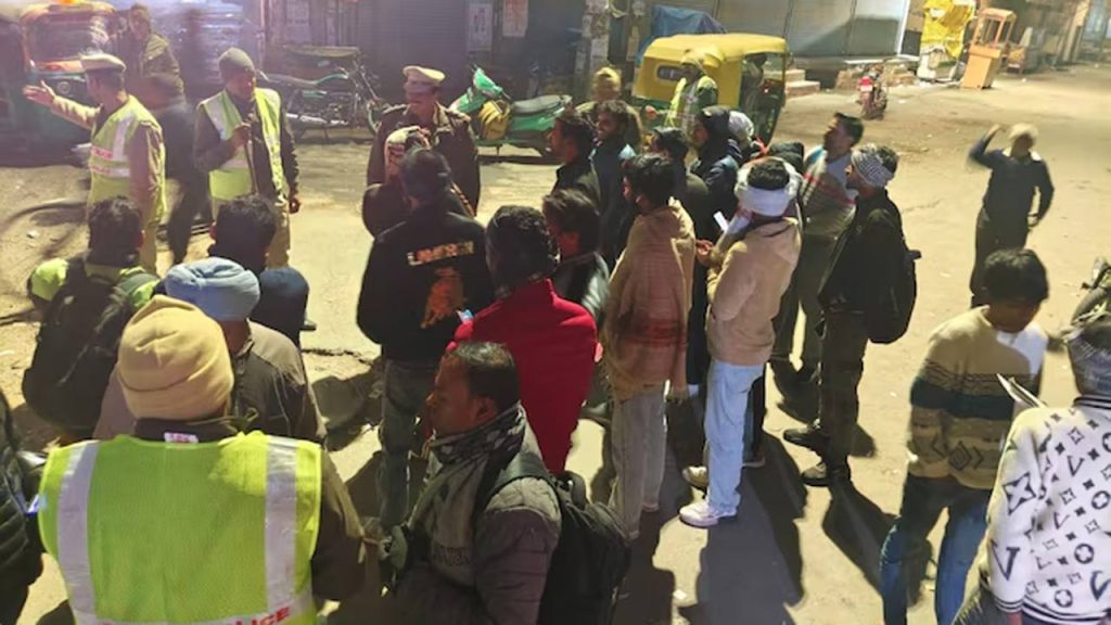 Police Officers Massive Operation Was Conducted In Delhi Ahead Of The New Year