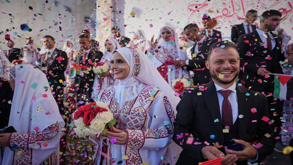 Mass Weddings In Gaza After Israel War