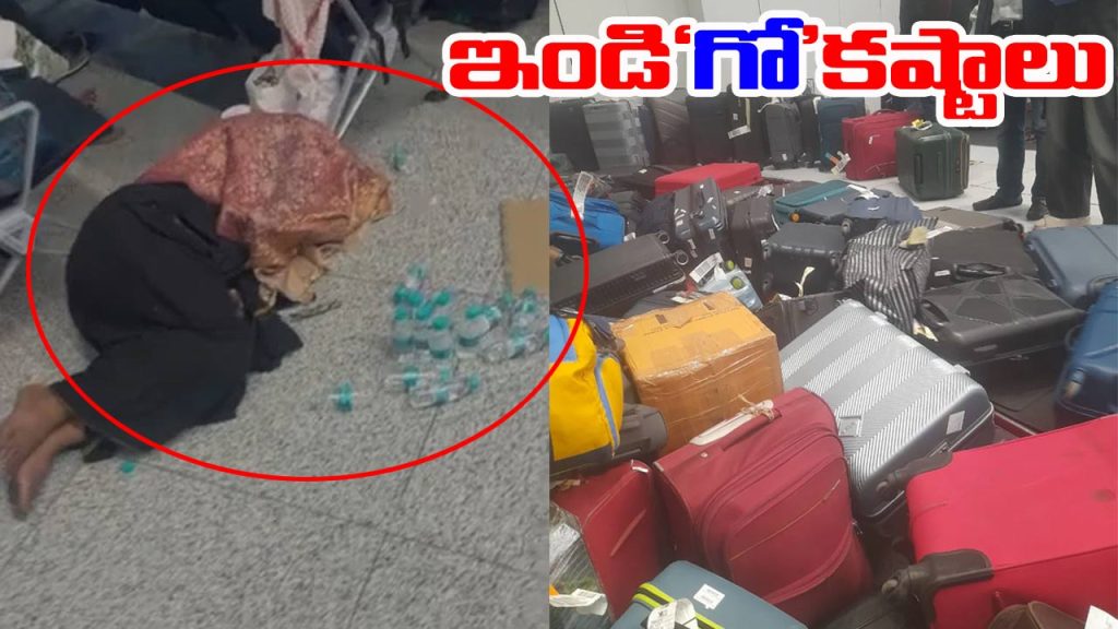 Indigo Flights Not Yet Resumed Of Fliers Wait For Luggage Without Food