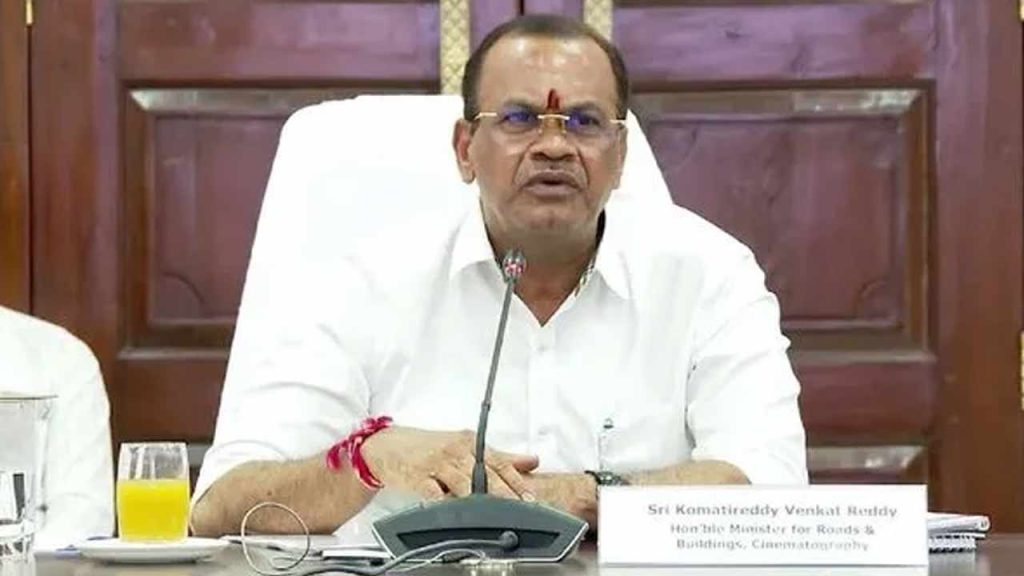 Hyderabad Vijayawada Highway Traffic January 8 Sankranti Komatireddy Venkat Reddy