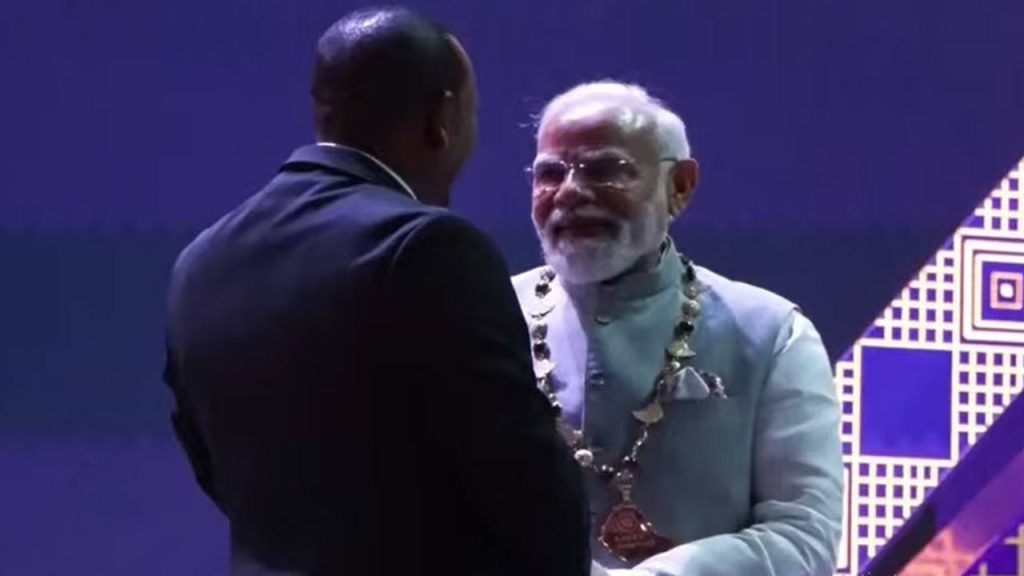 Pm Modi Was Honored With Ethiopia Highest Award