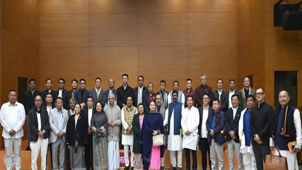 Kuki And Meitei Manipur Mlas Met With The Bjp High Command In Delhi