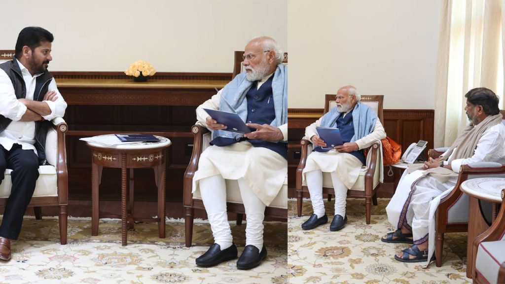Revanth Reddy Meets Pm Modi And Union Ministers In Delhi