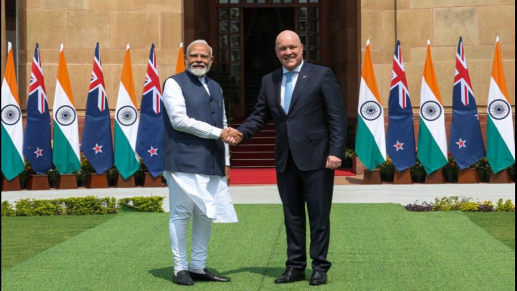 India New Zealand Announce Free Trade Agreement