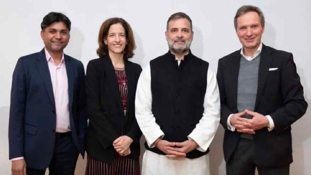 Rahul Gandhi Meets George Soros Aide Cornelia Woll In Berlin Sparks Bjp Attack
