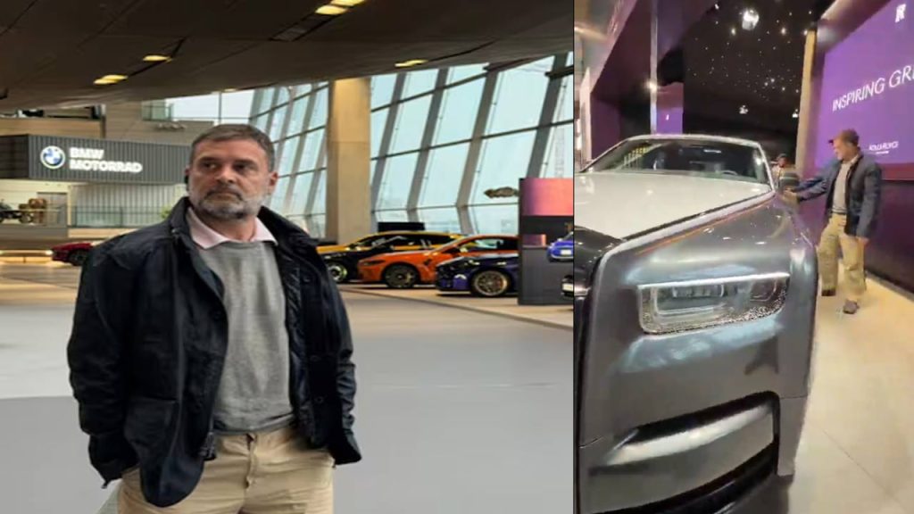 Rahul Gandhi Visits Bmw Plant In Munich