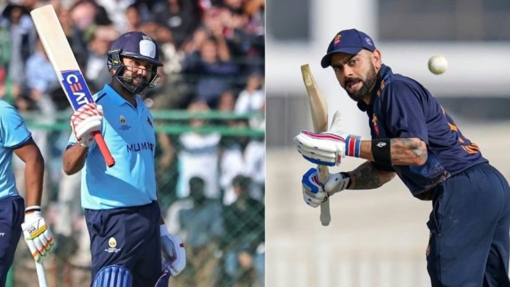 Rohit Sharma Flops With Duck Virat Kohli Shines In Vijay Hazare Trophy