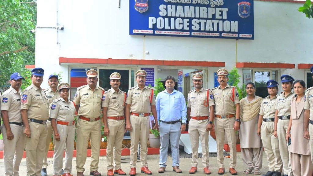 Shamirpet Police Station Best In Telangana 7th In India