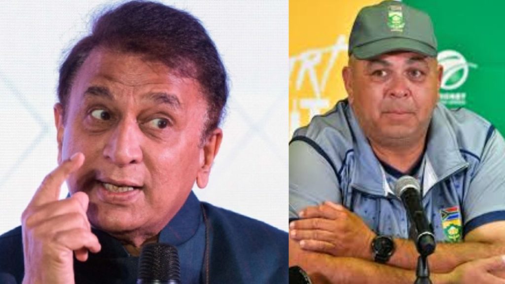 Sunil Gavaskar Slams Sa Coach Shukri Conrad Dont Forget Bccis Help