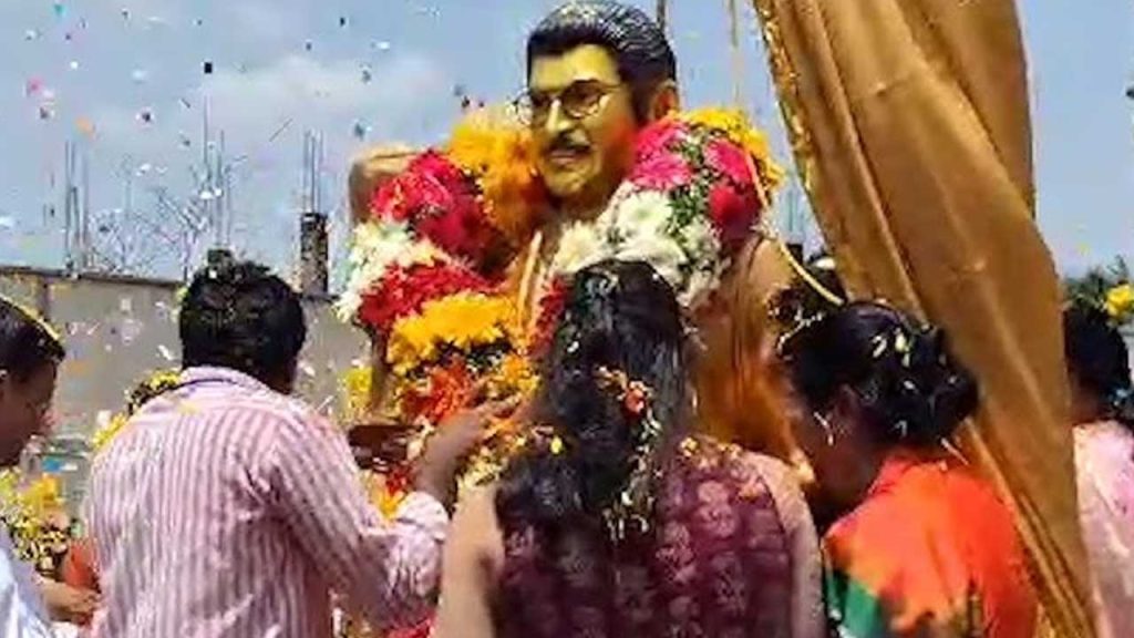 Bhimavaram Superstar Krishna Statue Controversy High Court Stay