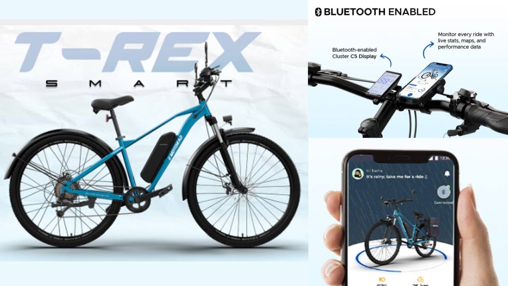Emotorad Launches T Rex Smart Electric Cycle With Bluetooth Gps Connectivity
