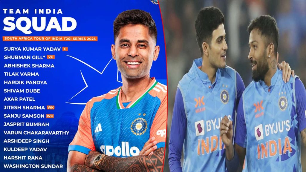 Team India Squad Announced For South Africa T20 Series