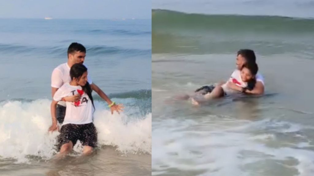 Viral Video Couples Public Romance On Goa Beach Sparks Controversy