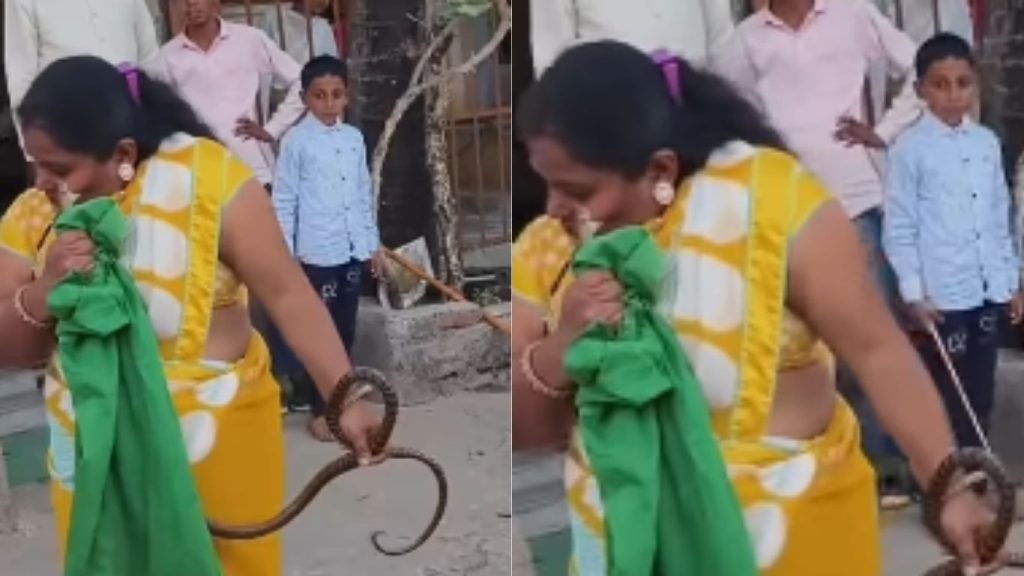 Woman Bitten By Snake While Trying To Catch It Viral Video Sparks Safety Warnings From Experts