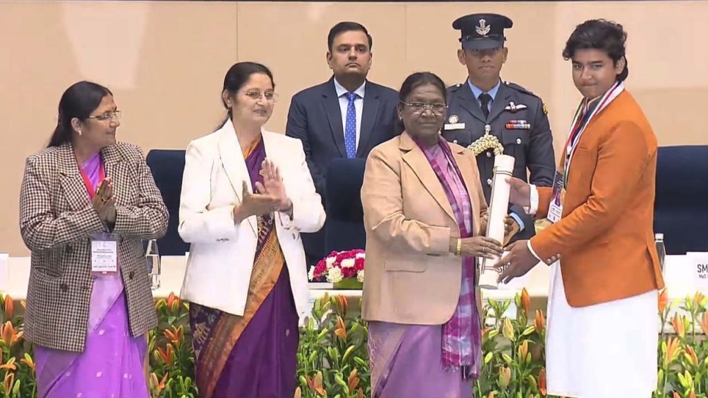 Vaibhav Suryavanshi Received Prime Ministers National Childrens Award