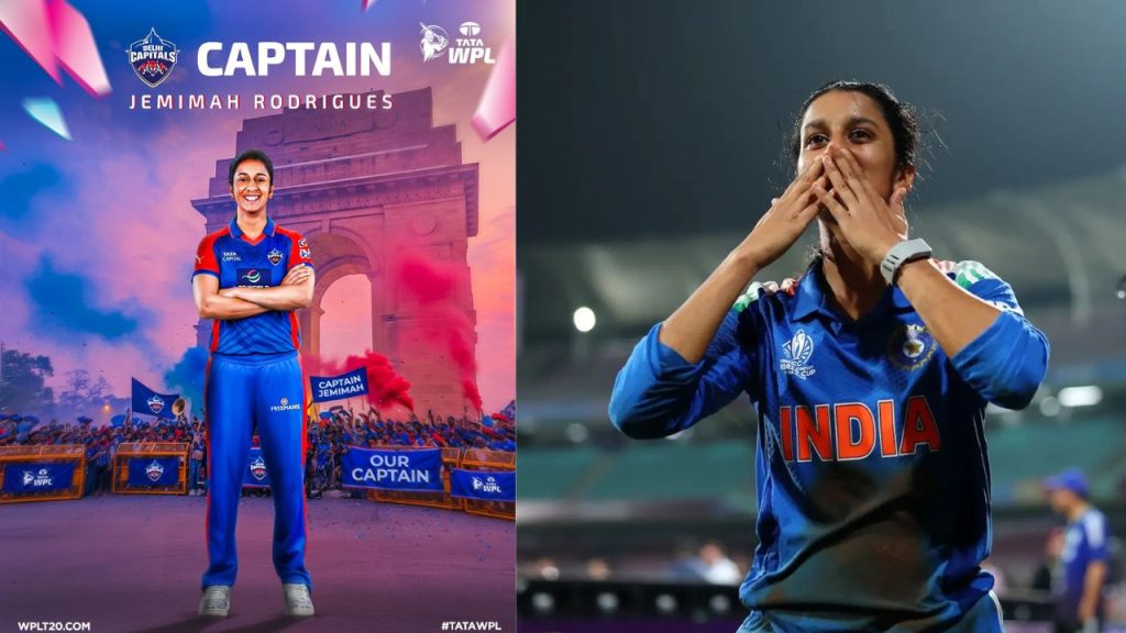 Wpl 2026 Jemimah Rodrigues Appointed As Delhi Capitals Womens New Captain