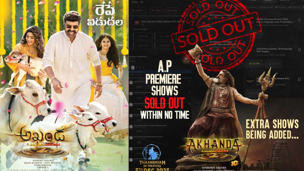 Premieres In A Few More Hours But Still Akhanda Bookings Are Not Open In Nizam
