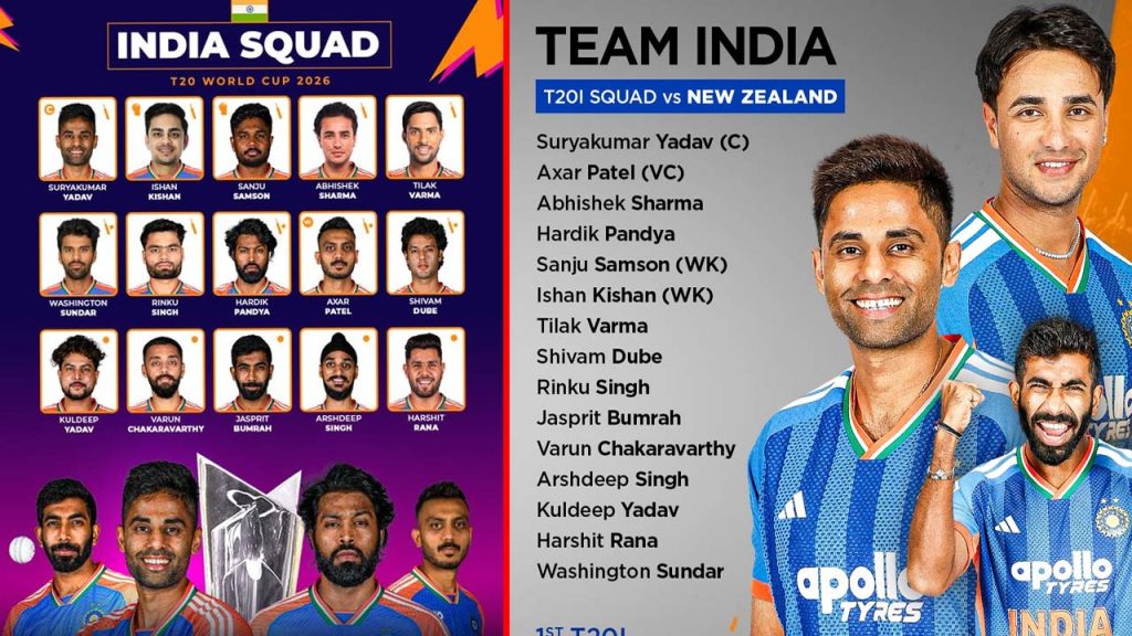 Sports Cricket India 2026 T20 World Cup Squad No Standby Players Bcci Explained