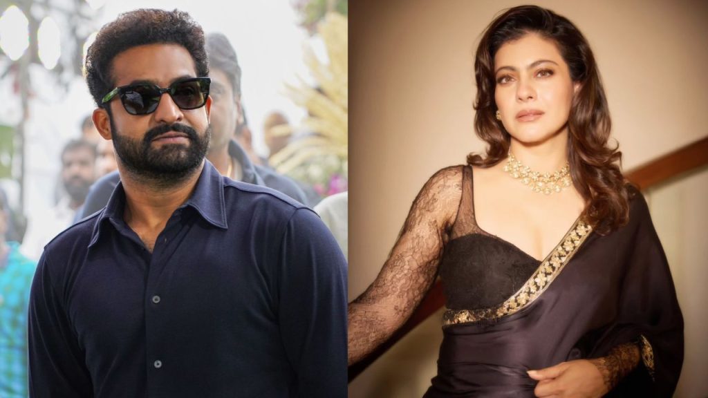 Star Heroine Kajol Playing Ntrs Mother In The Movie Dragon