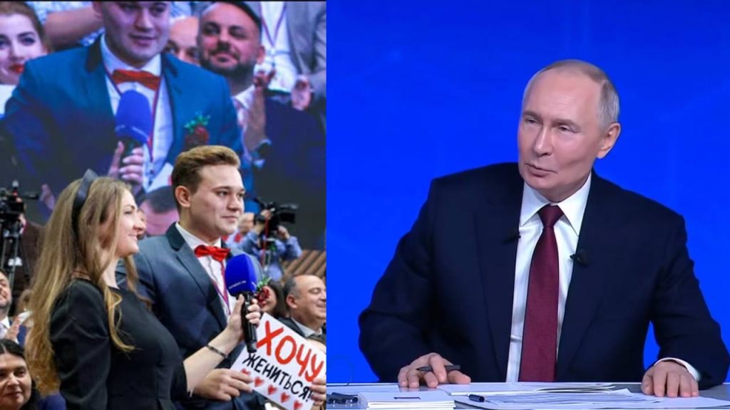 Journalist Proposed To His Girlfriend In The Presence Of Putin