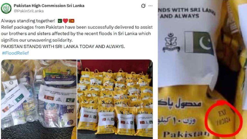 Pakistan Under Fire For Sending Expired Flood Relief To Sri Lanka