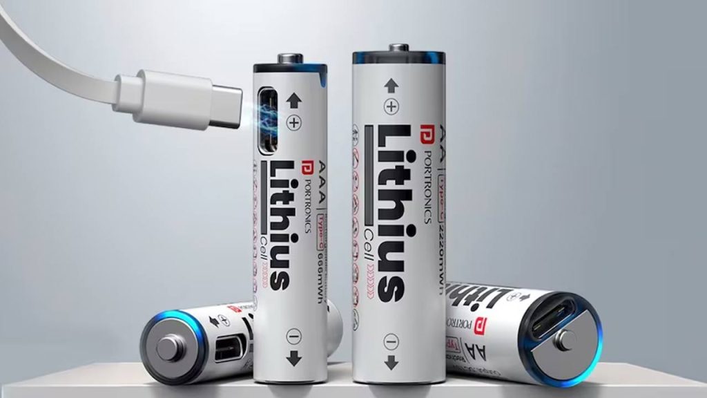 Portronics Launches Lithius Cell Rechargeable Battery Series In India