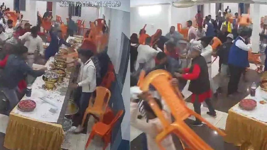 Chaos At Bihar Wedding Massive Fight Breaks Out Over Rasgulla Shortage