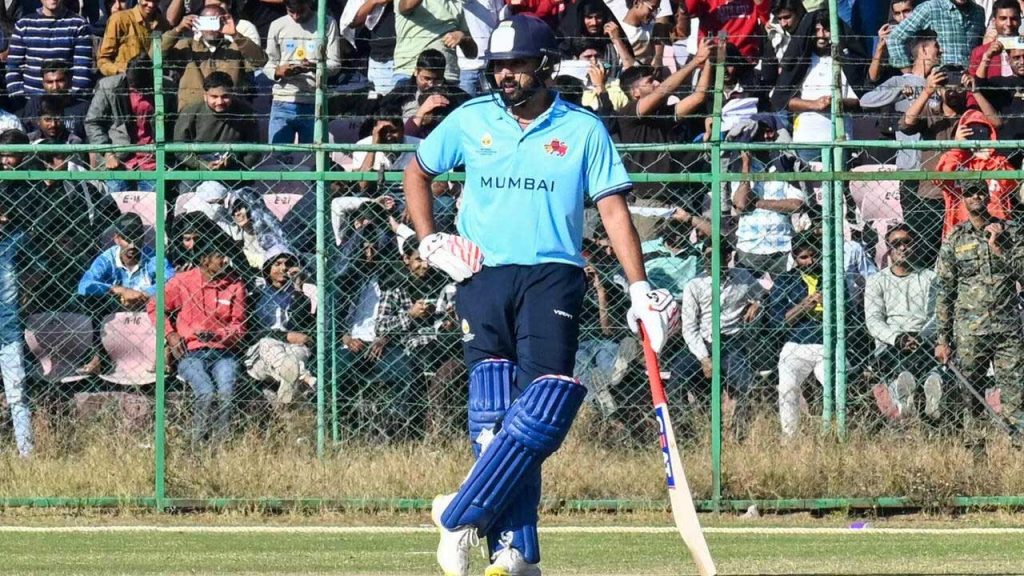 Mumbai Vs Uttarakhand Mumbai Win Despite Rohit Sharmas Golden Duck In Vijay Hazare Trophy