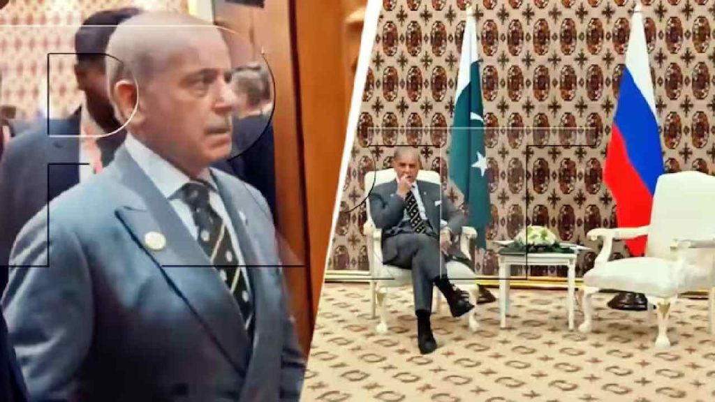 Impatient Pak Pm Shehbaz Sharif Gatecrashes Putin Erdogan Meet After Long Wait Viral Video