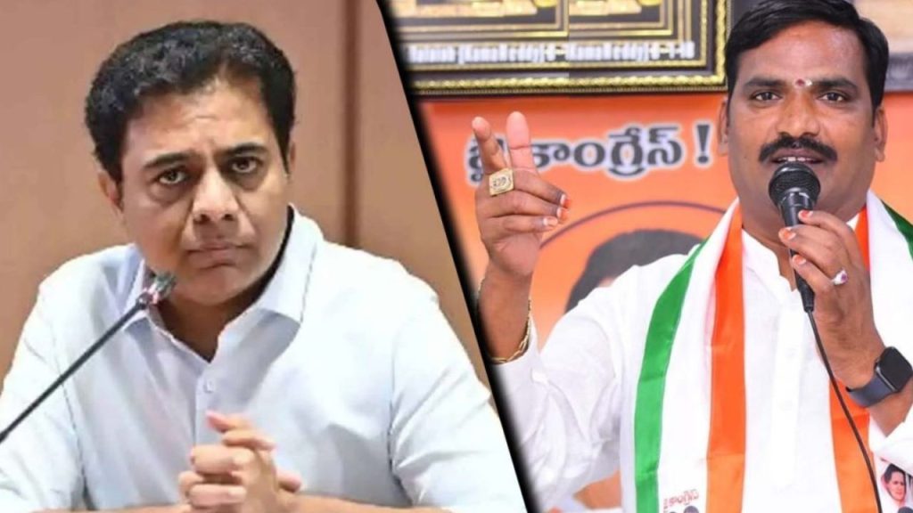 Mla Beerla Ilaiah Attacks Ktr Claims Internal Fight In Brs Party