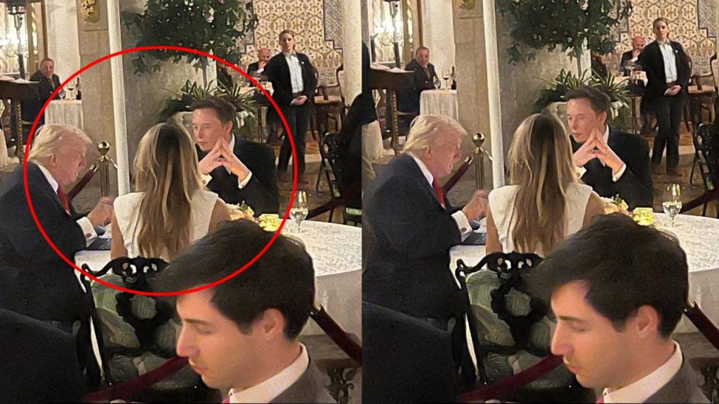Elon Musk Dinner With The Trump Couple Photos Viral