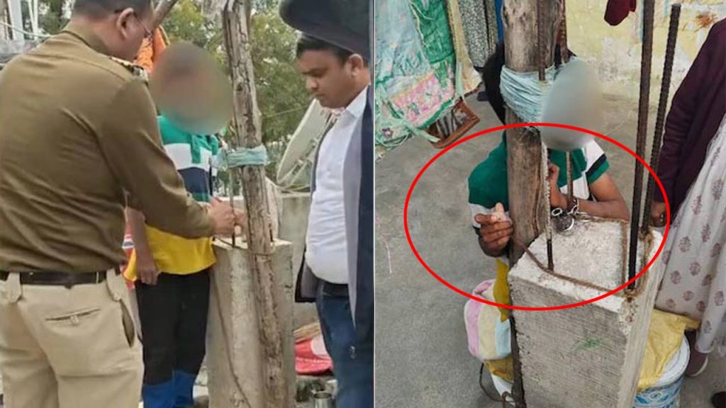 Nagpur Parents Chain 12 Year Old Son At Home