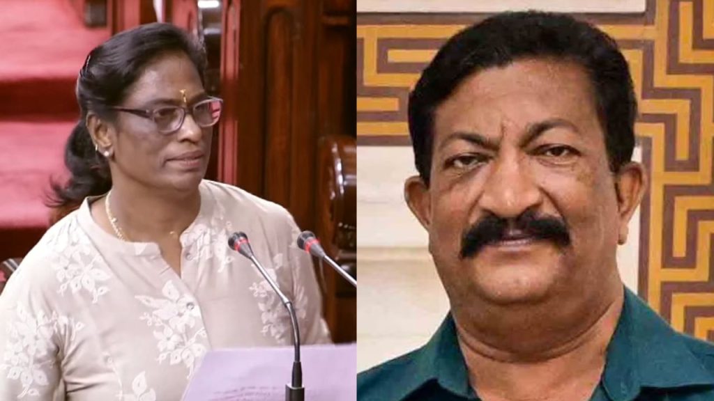 Pt Ushas Husband V Srinivasan Passes Away After Collapsing At Home In Kozhikode