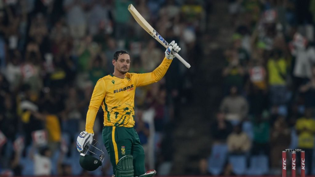 Quinton De Kock Century Explosive Comeback As De Kock Smashes Career Best 115 In T20