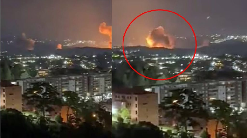 Multiple Explosions Rock Venezuelan Capital Caracas Amid Tensions With Us